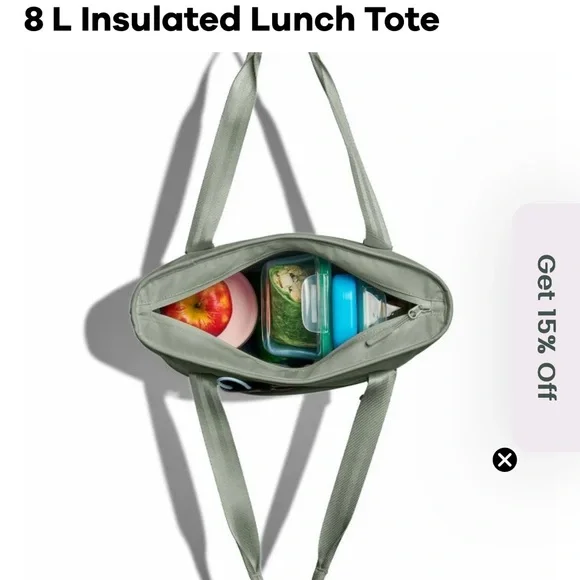 Hydro Flask Green Insulated Lunch Tote - Picture 5 of 6